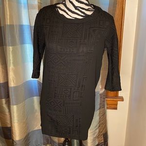 Zara black dress/tunic size Small NWT